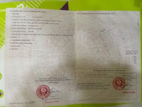 ĐẤT BIỂN FULL THỔ CƯ MT ĐƯỜNG THỊ TRẤN PHAN RÍ CỬA GIÁ TỐT ĐẦU TƯ SINH LỜI NGAY