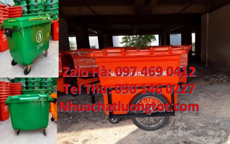 xe chở rác 1000l, bán sỉ xe rác 1000l Xe chở rác 660 lít, xe chở rác 1000 lít, Xe gom rác 1000 lít,