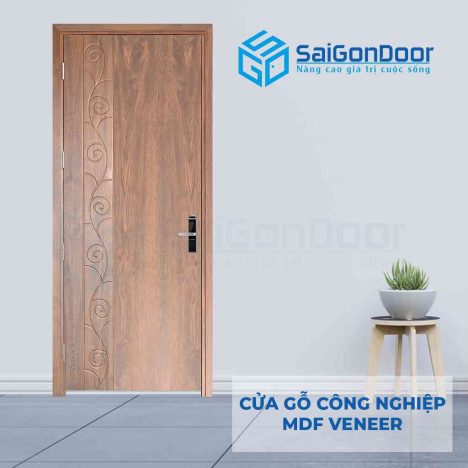 Cửa gỗ MDF Veneer gây ngỡ ngàng vì quá giống với gỗ tự nhiên