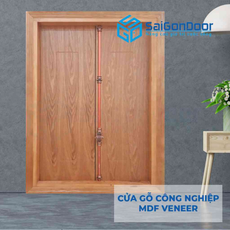 Cửa gỗ MDF Veneer gây ngỡ ngàng vì quá giống với gỗ tự nhiên