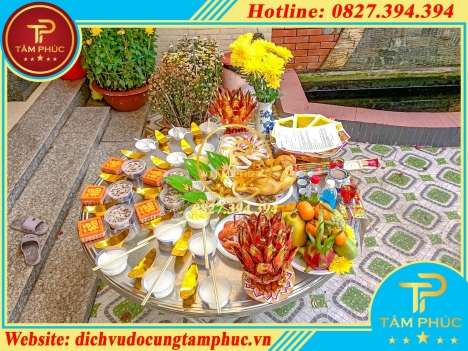 Đặt mâm cúng động thổ - khởi công trọn gói tại Cần Thơ
