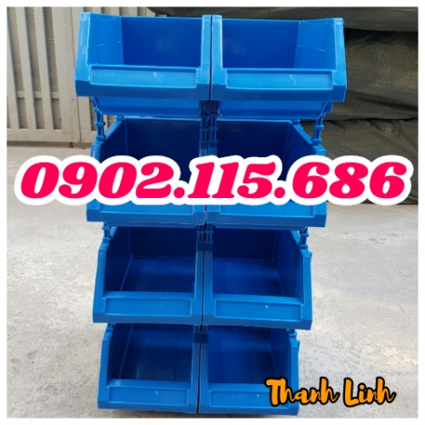 Giá kệ đựng vật tư, khay đựng linh kiện điện tử, kệ dụng cụ, khay nhựa xếp chồng, khay nhựa chống tầ
