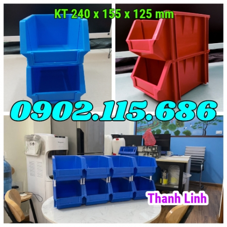 Giá kệ đựng vật tư, khay đựng linh kiện điện tử, kệ dụng cụ, khay nhựa xếp chồng, khay nhựa chống tầ