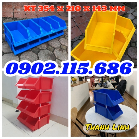 Giá kệ đựng vật tư, khay đựng linh kiện điện tử, kệ dụng cụ, khay nhựa xếp chồng, khay nhựa chống tầ