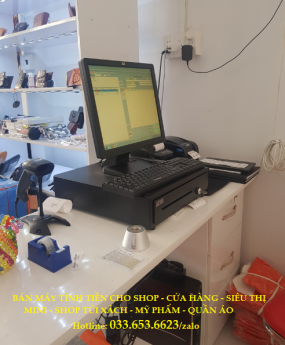 Máy tính tiền cho shop, cửa hàng tại Long An