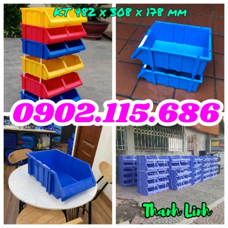 Giá kệ đựng vật tư, khay đựng linh kiện điện tử, kệ dụng cụ, khay nhựa xếp chồng, khay nhựa chống tầ