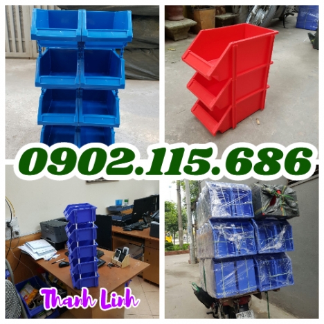 Giá kệ đựng vật tư, khay đựng linh kiện điện tử, kệ dụng cụ, khay nhựa xếp chồng, khay nhựa chống tầ