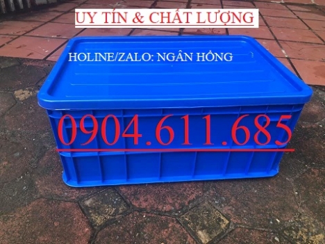 Thùng nhựa đặc làm từ 100% nhựa nguyên sinh. thùng nhựa có nắp
