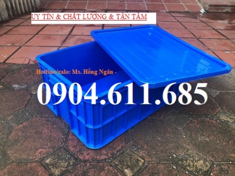 Thùng nhựa đặc làm từ 100% nhựa nguyên sinh. thùng nhựa có nắp