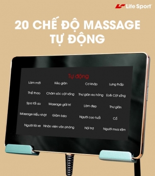 Ghế mát xa Lifesport  LS999 ông vua hạng sang