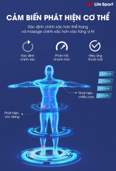 Ghế mát xa Lifesport  LS999 ông vua hạng sang