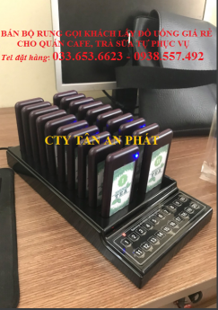 Bán bộ rung gọi khách cho quán cafe, trà sữa ở TpHCM