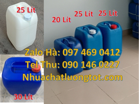 Can 30l vuông xanh can 25l vuông, can 20l giá rẻ, can 25l giá rẻ, Can hdpe 20l vuông, Can vuông 25l