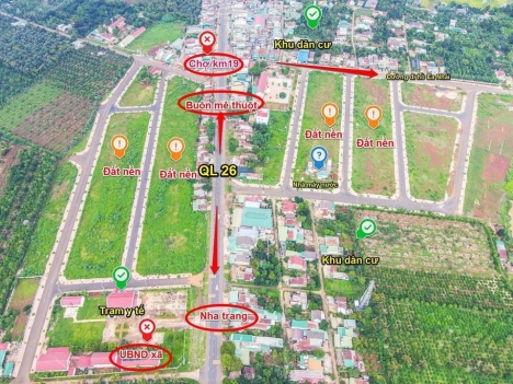 Đất thổ cư mặt tiền lộ giới 35m, gần chợ gần trường - liên hệ 037 8888 250