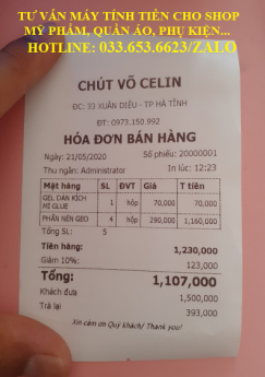Bán máy tính tiền cho shop thời trang, phụ kiện giá rẻ