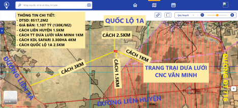 Đất Sông Lũy Ngay Khu Trang Trại Dưa Lưới Giá Chỉ 130K/m2