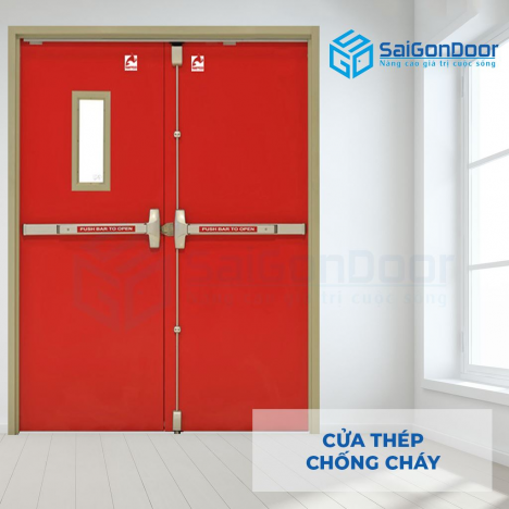 Cửa thép chống cháy Sài Gòn Door - Đi đầu về chất lượng