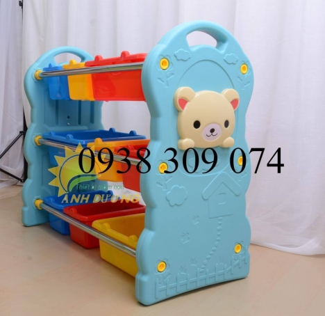Kệ nhựa đựng đồ chơi cao cấp dành cho bé