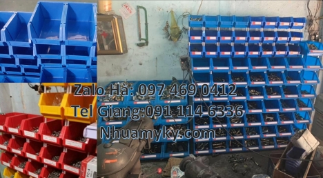 Khay đựng linh kiện sửa xe, cung cấp kệ nhựa giá sỉ Kệ nhựa A6, Khay nhựa đựng dụng cụ, khay đ