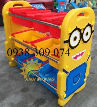 Kệ nhựa đựng đồ chơi cao cấp dành cho bé