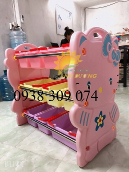 Kệ nhựa đựng đồ chơi cao cấp dành cho bé
