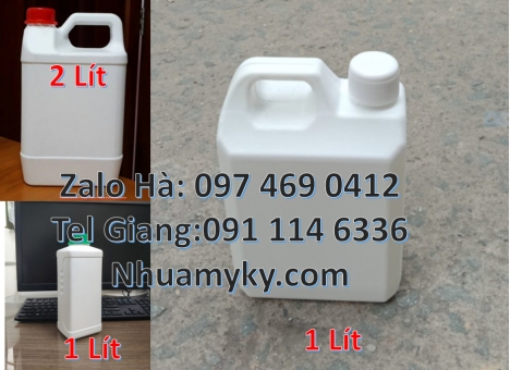 can 4l đựng thuốc diệt nấm mốc, Can nhựa 5 lít đựng tinh dầu Can 10l 18l hdpe, can 10l đựng chế phẩ