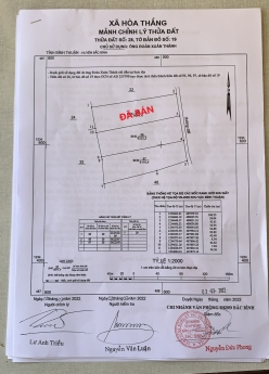 Bán 2 Lô Đất Liền Kề Hòa Thắng Mặt Tiền Gần Đường Liên Huyện Giá Đầu Tư