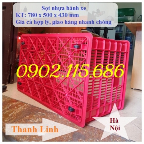 Sọt nhựa 5 bánh xe, sọt nhựa công nghiệp, sọt kéo hàng, thùng nhựa rỗng bánh xe, sọt nhựa đựng hàng