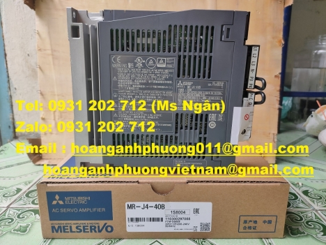MR-J4-40B | Bộ điều khiển | Mitsubishi | chính hãng