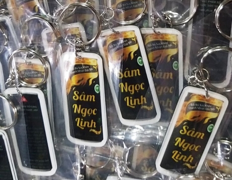 Móc khóa mica in quảng cáo giá rẻ Tp. HCM