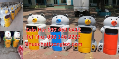 Thùng rác thú giá rẻ, Thùng rác hình cá heo thùng rác chim cách cụt, Thùng rác hình con cá heo. Thù