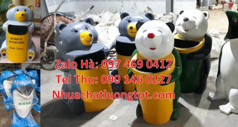 Thùng rác thú giá rẻ, Thùng rác hình cá heo thùng rác chim cách cụt, Thùng rác hình con cá heo. Thù