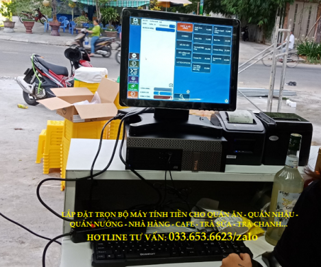 Máy tính tiền cho quán chè, quán trà sữa tại TPHCM