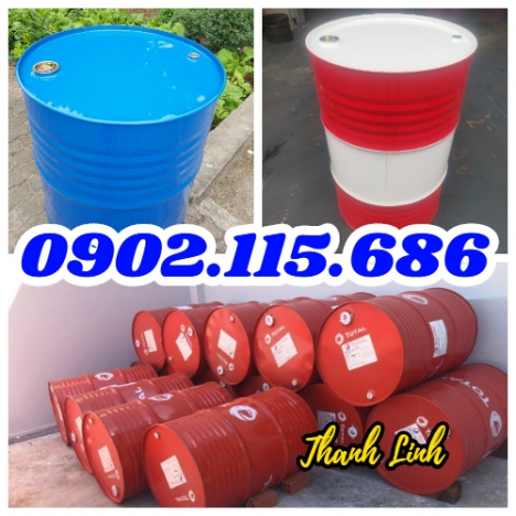 Thùng phuy sắt 2 nắp nhỏ, phuy sắt nắp kín, phuy đựng dầu, phuy sắt nắp kín đựng hóa chất, thùng phu