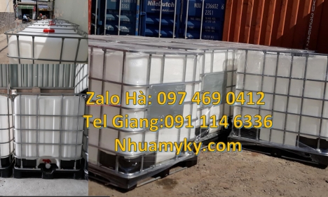 bồn nhựa vuông dung tích lớn, thùng nhựa ibc 1000l, Tank nhựa 1000L giá sỉ, bồn nhựa ibc, nơi bán Bồ