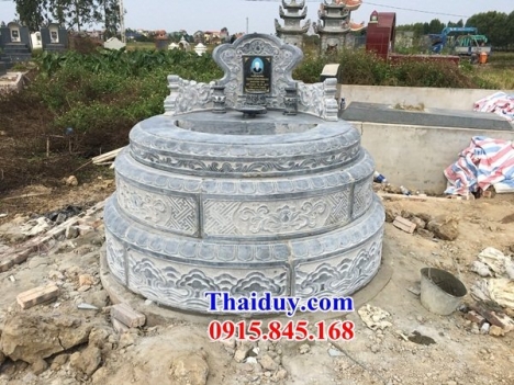 105 Mẫu mộ đá tròn đẹp - thiết kế lăng mộ hình tròn