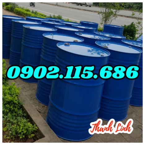 Thùng phuy sắt 2 nắp nhỏ, phuy sắt nắp kín, phuy đựng dầu, phuy sắt nắp kín đựng hóa chất, thùng phu