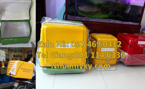 thùng tiếp thị, Thùng giao hàng composite, thùng giao trà sữa chia ngăn, Thùng giao hải sản, Thùng g