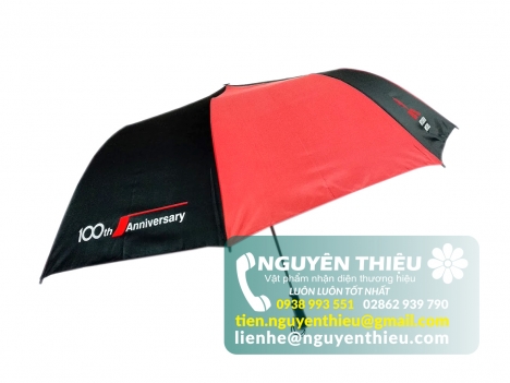 Làm dù quảng cáo cán thẳng, in logo ô dù cán thẳng,