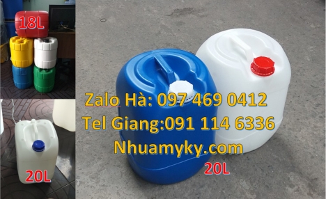 can nhựa 4l vòi nhấn, can 1l vuông, can dày 25 lít đựng axit, Can đựng hóa chất, Can nhựa 20 lít đựn