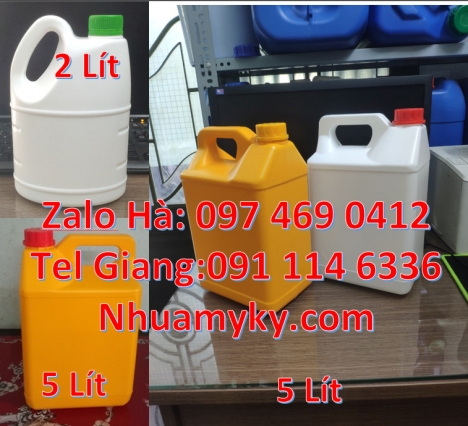 can đựng axit 10 lít 18 lít, can đựng nước 30 lít can 2l hdpe đựng nông dược, Can 2 lít có quay, ca