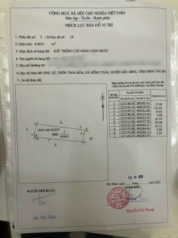 Đất Hồng Thái Cách Liên Huyện 80m Giá 646 Triệu/4169m2 Sổ Đỏ Sẵn