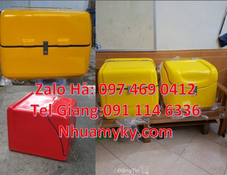 Thùng giao hàng composite, thùng giao trà sữa chia ngăn Thùng giao hải sản, Thùng giao bia ướp lạnh
