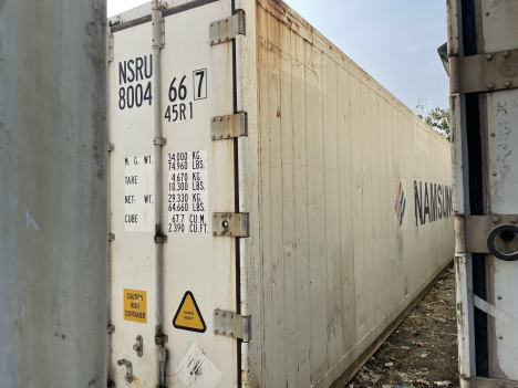 Container kho trữ lạnh hàng hóa, hàng zin bao đẹp