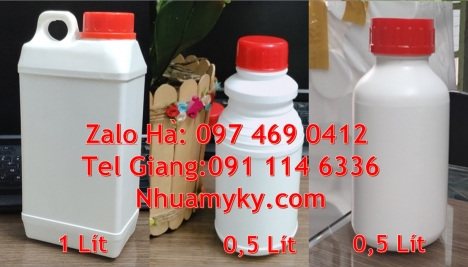 Kích thước chai nhựa 1 lít, Chai nhựa 1 lít vuông đựng dầu ăn, Chai hdpe, chai nhựa 30ml nắp garenty