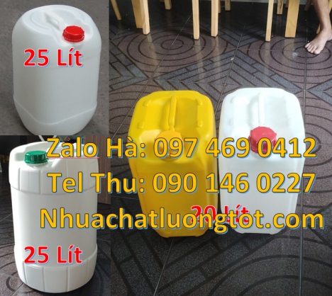 Can 30l vuông xanh, can 25l vuông, can 20l giá rẻ can 25l giá rẻ, Can hdpe 20l vuông, Can vuông 25l