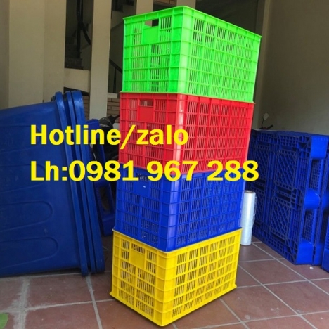 Rổ nhựa công nghiệp ,Sóng nhựa  hở 3t9