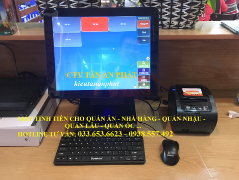 Máy tính tiền Pos cho trà sữa tại Đồng Nai