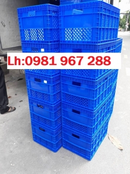 Rổ nhựa công nghiệp ,Sóng nhựa  hở 3t9