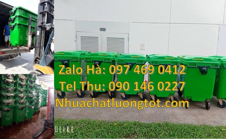 Nơi bán Xe rác, xe gom rác, Xe Thu Gom Rác 1000 Lít 3 Bánh, Xe thu gom rác 1000 lít 3 bánh hơi, Xe t
